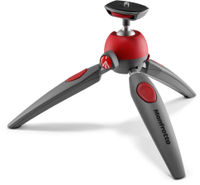 Manfrotto Pixi Evo mini tripod in red, just $27.95
The Pixi Evo is a table top tripod which also doubles as a grip for selfies and vlogging. It has a unique 2-section leg system for a wider, more stable platform, and a quick and easy ball head for camera adjustments. US deal