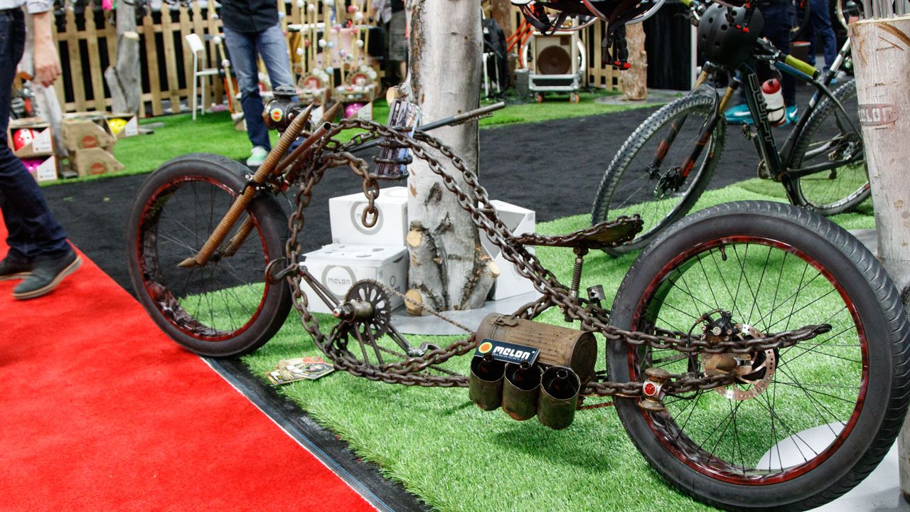 What's the heaviest frame going? A Chain link framed cruiser has to be close