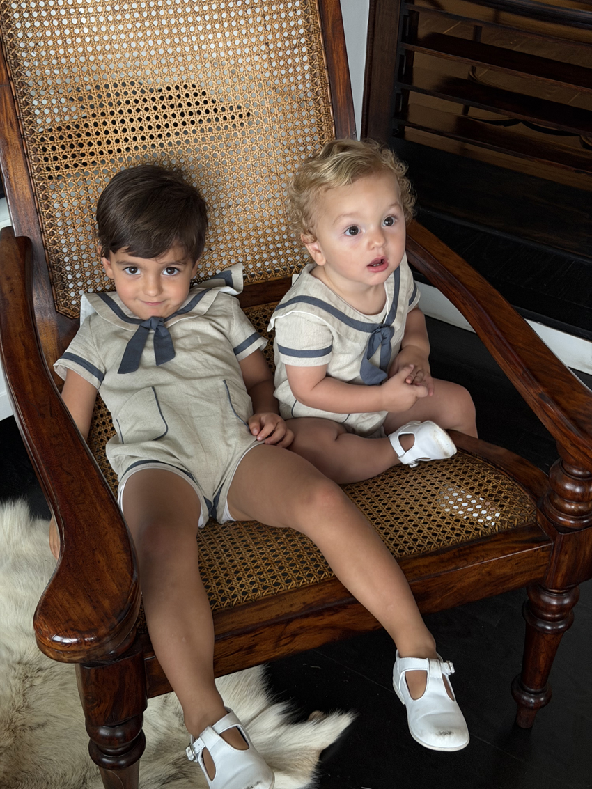 Little boys in sailor outfits