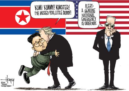 Political&amp;amp;nbsp;Cartoon&amp;amp;nbsp;U.S. Kim Jong Un Nuclear Summit Trump