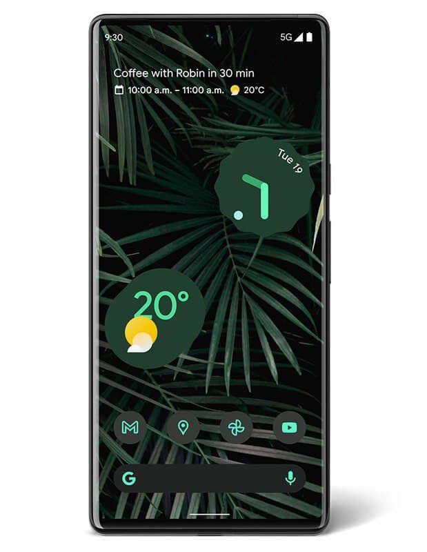 Google Pixel 6 Pro Stormy Black Front