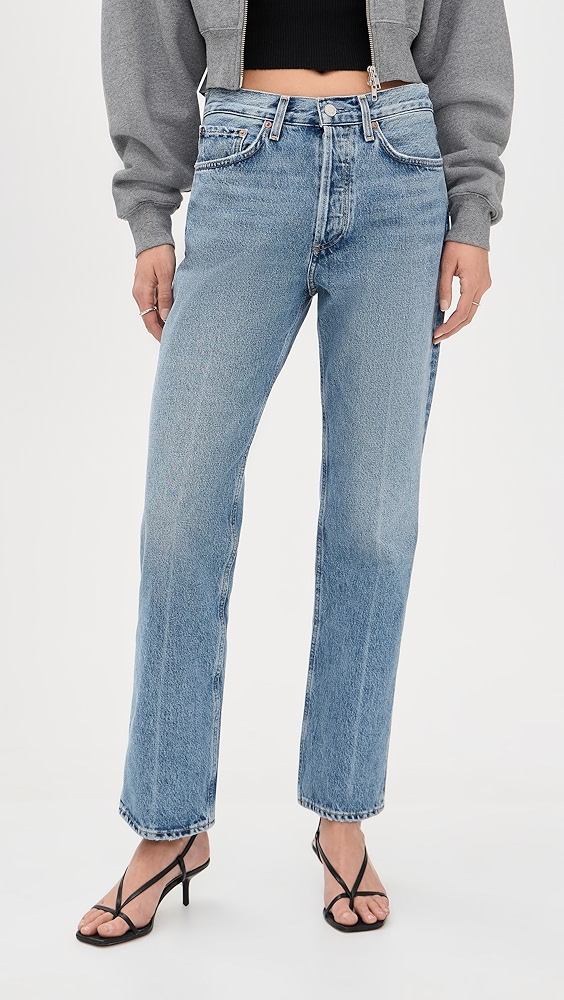 Lana High Rise Vintage Straight Jeans - Brink