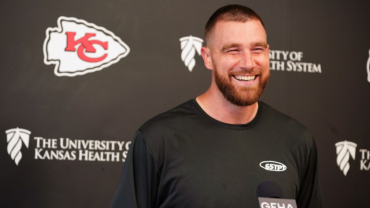 Taking the Guesswork Out of It, Travis Kelce Jokes (Maybe?) That He’s