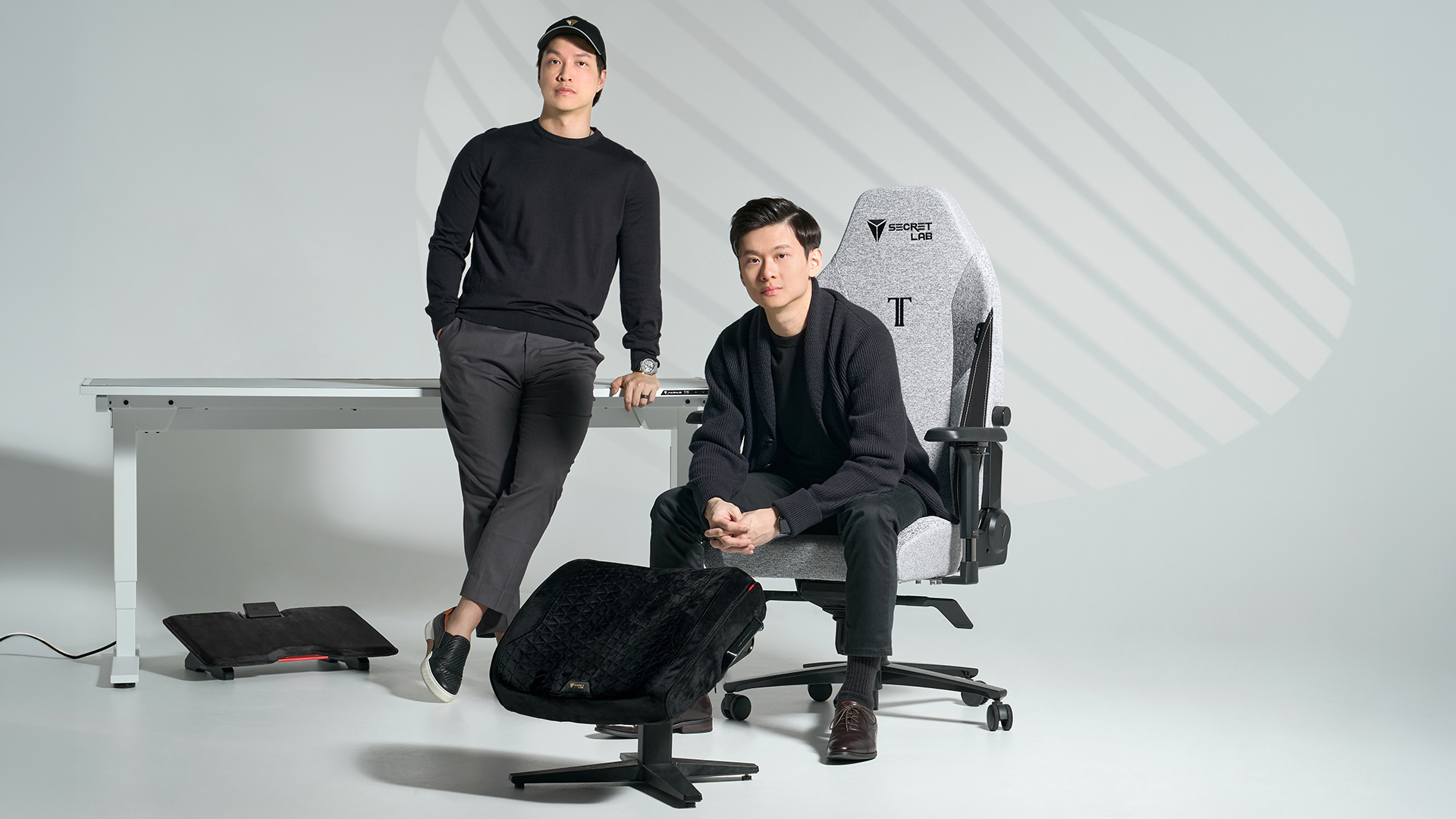 SecretLab founders Alaric Choo and Ian Ang