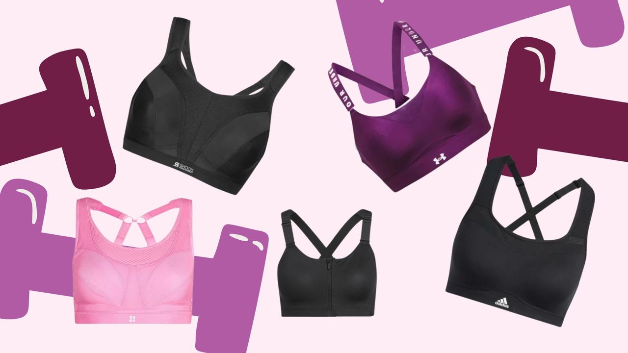 A selection of the best high-impact sports bras, tried and tested by the woman&amp;home team