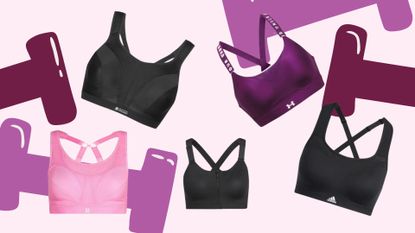 A selection of the best high-impact sports bras, tried and tested by the woman&home team
