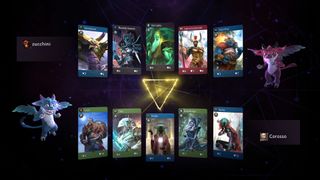 A screenshot from Valve&#039;s card game, Artifact