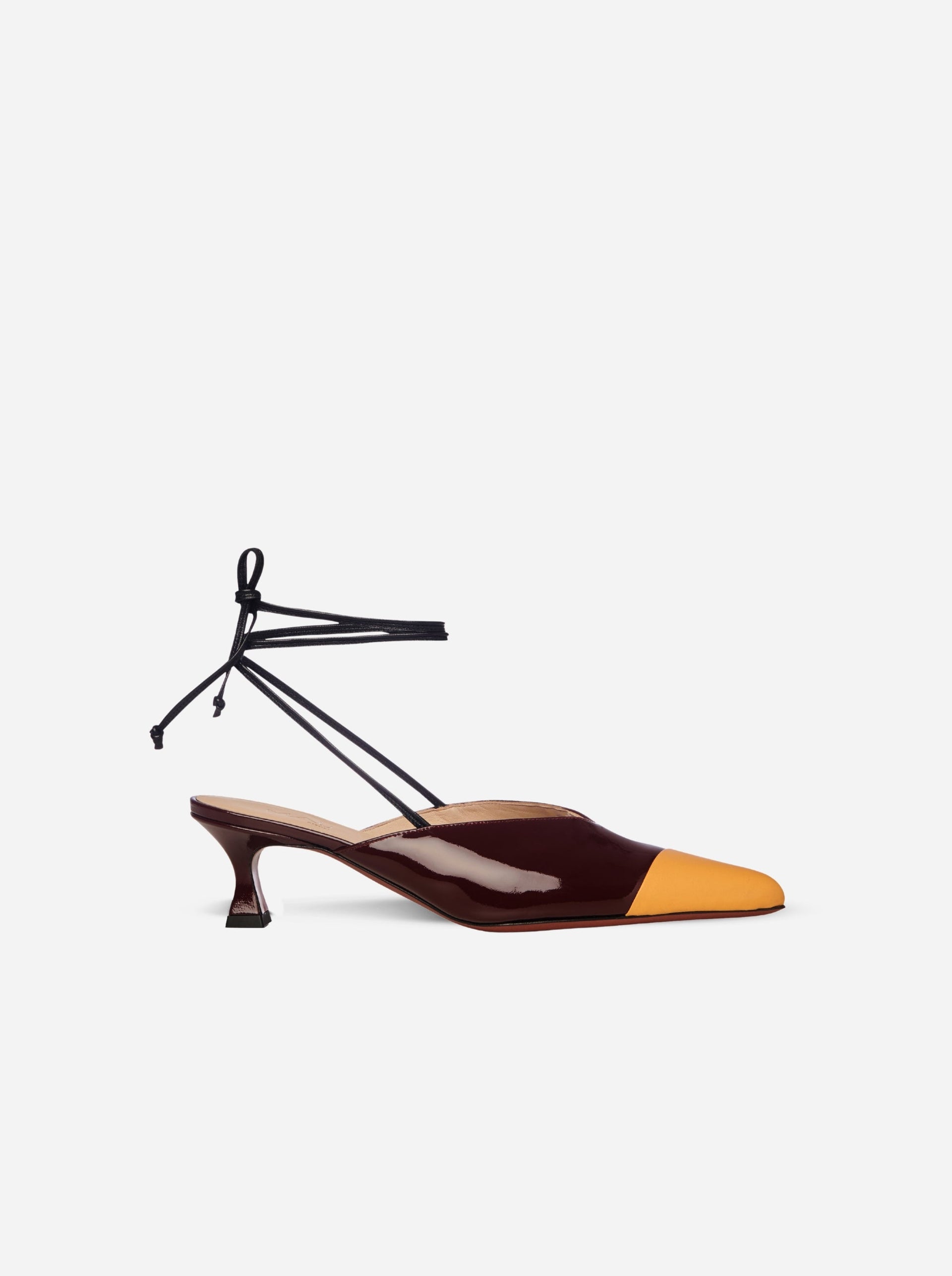 Mule Burgundy &amp;amp; Yellow - 35