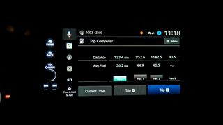 2025 Honda Civic Sport Touring Hybrid trip settings.