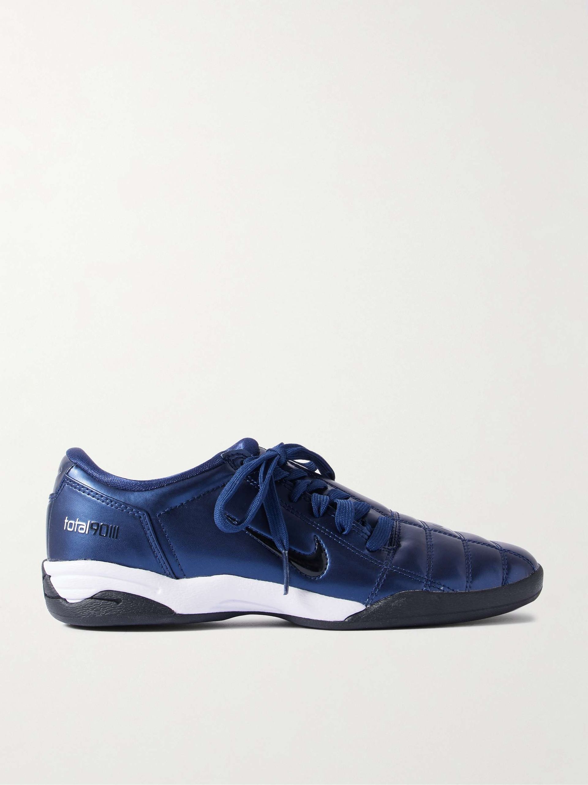 T90 Metallic Leather Sneakers