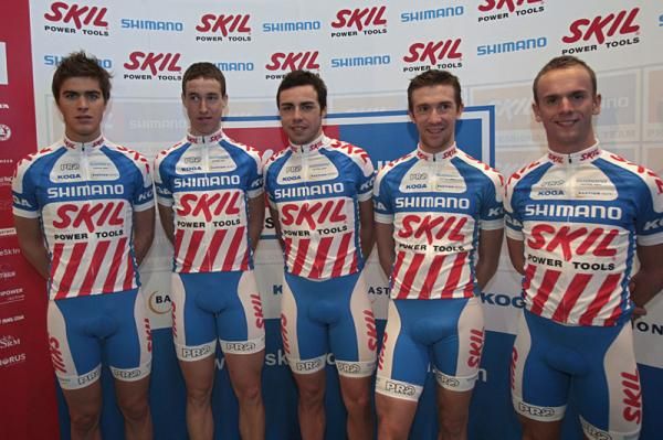 Steve Huanard, Alexandre Geniez, Yann Huguet, Thierry Hupond and David Deroo
