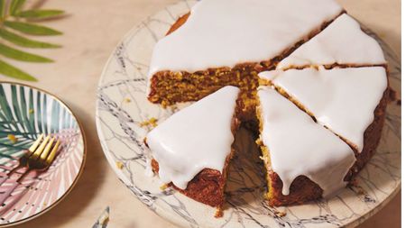 pistachio, lemon and coriander seed cake