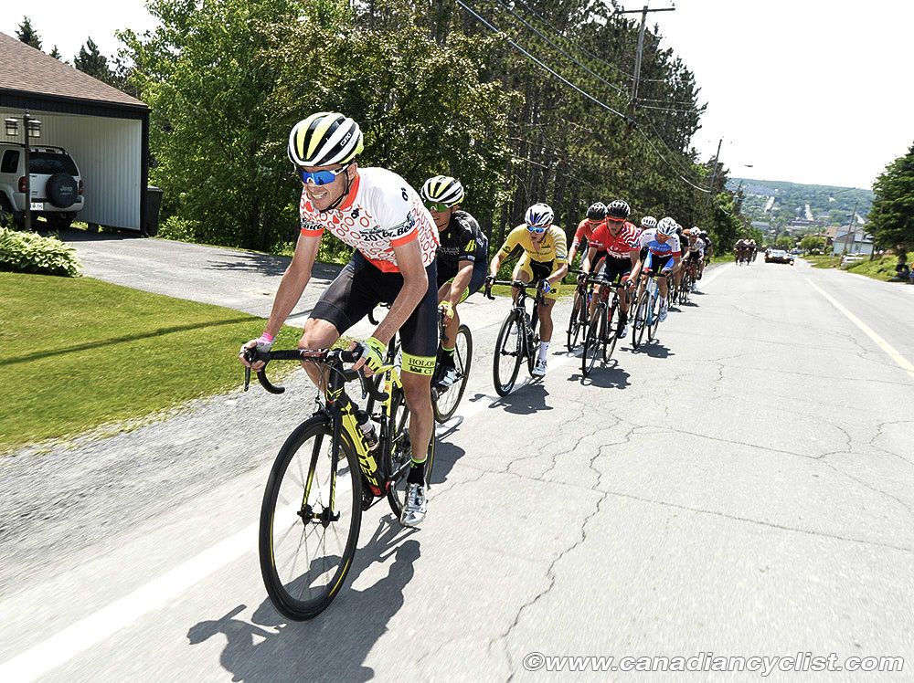 Robert Squire (Holowesko / Citadel p/b Hincapie Sportwear) going for KoM points
