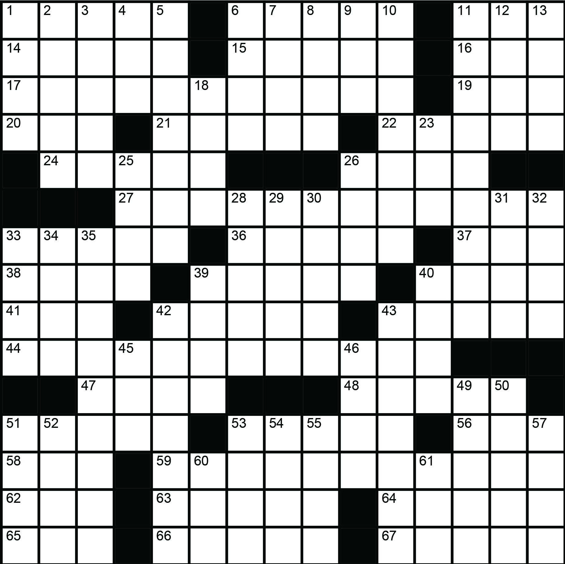 Puzzles: interactive crossword - issue: june 23, 2023