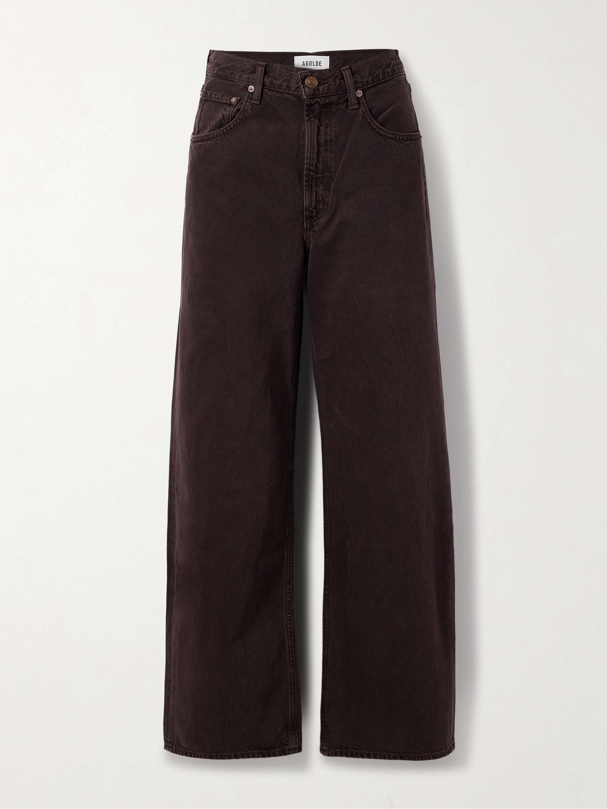 Low Curve Mid-Rise Straight-Leg Jeans