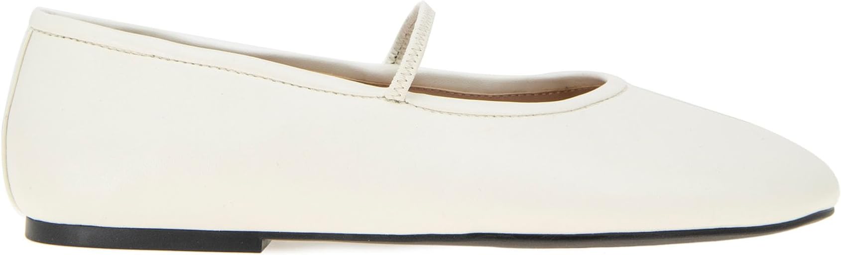 BCBGeneration, Bcbgeneration Women's Marzi Ballet Flat, White, 5.5