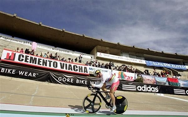Chris Hoy in La Paz