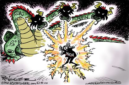 Editorial cartoon World Syria