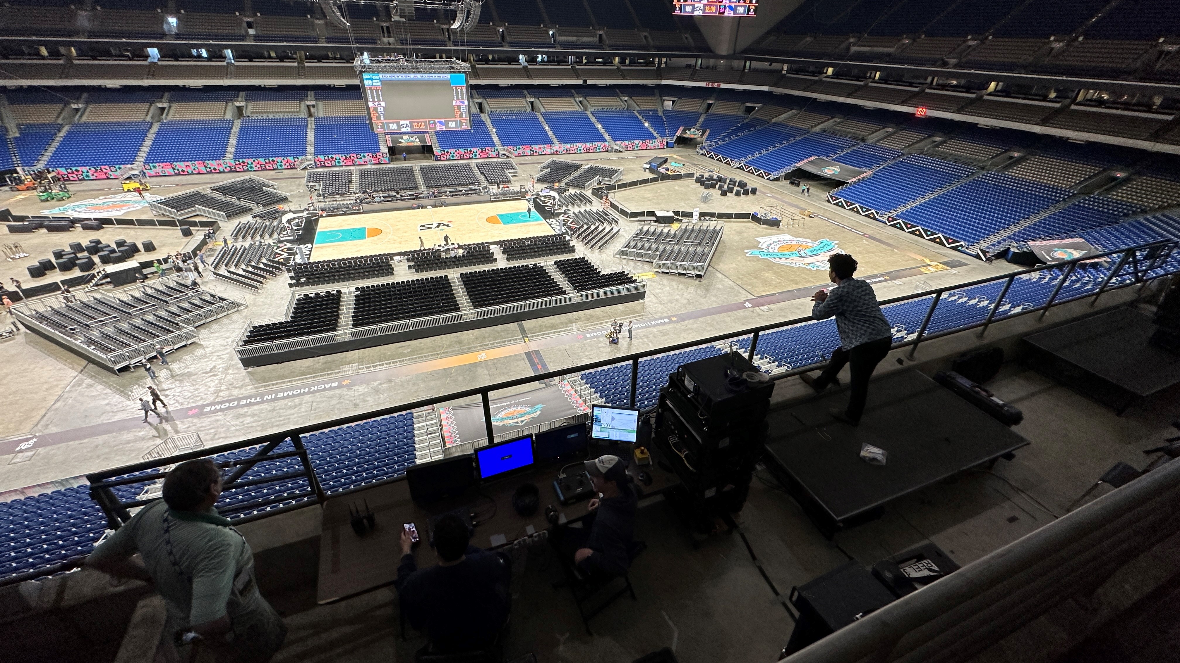 ESPN to Document History in Spurs Record-Setting Return to Alamodome TV Tech
