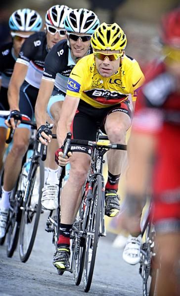 Cadel Evans (BMC) is almost there.