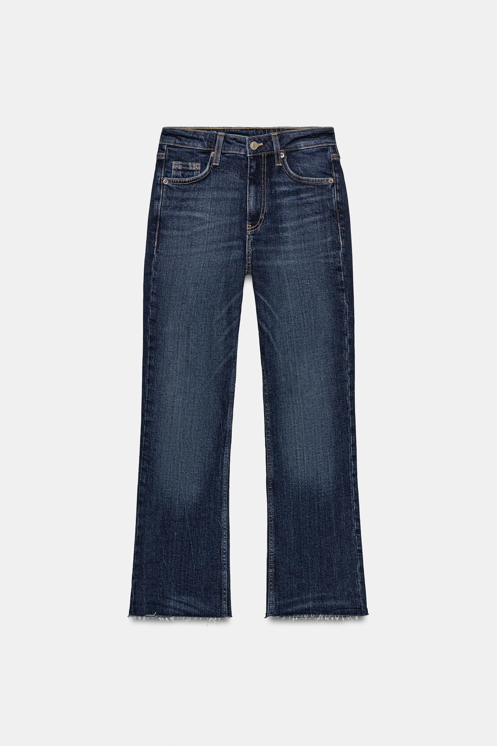Zara, TRF Cropped Flare High Waist Jeans