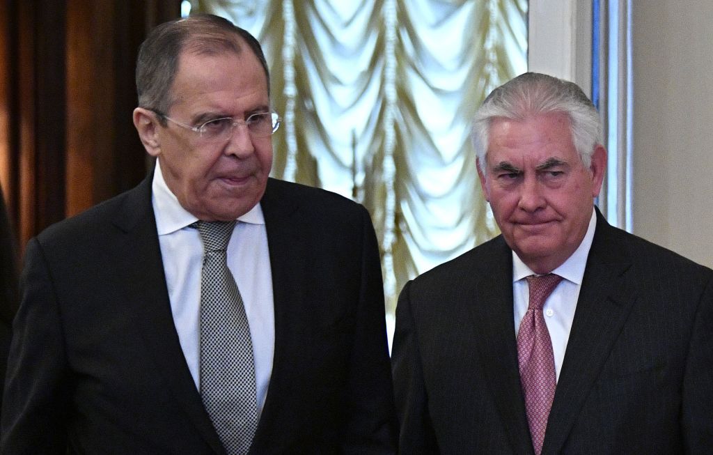 Sergey Lavrov and Rex Tillerson meet in Moscow