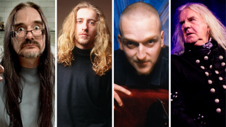 Photos of British metal bands Carcass, Paradise Lost, Godflesh and Saxon
