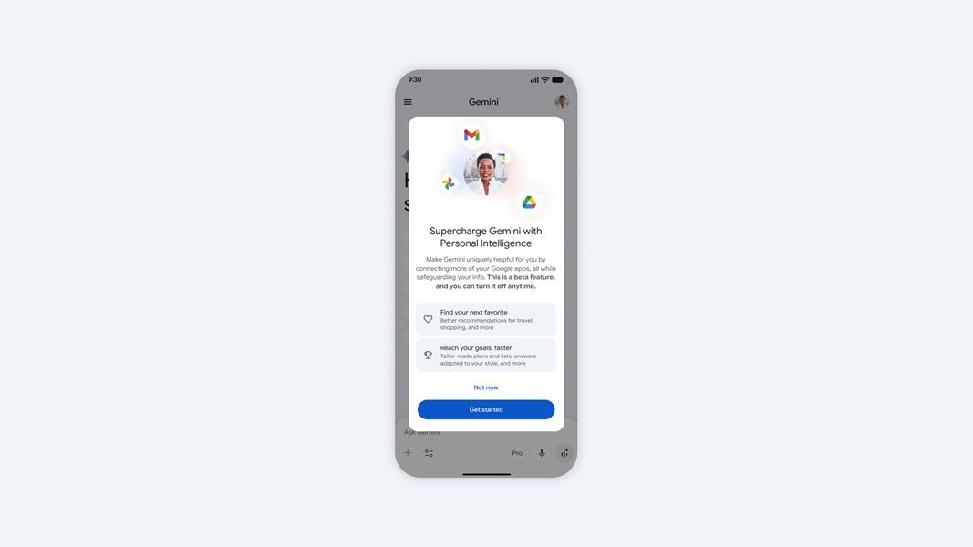 Personal Intelligence for Gemini allows the AI to leverage data stored across a user's Google apps for personalized help.