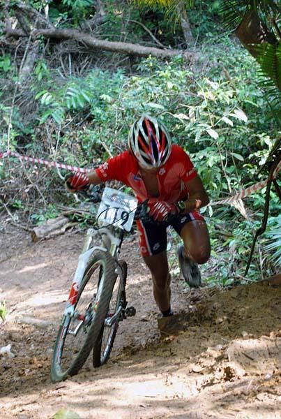 This section challenged racers.