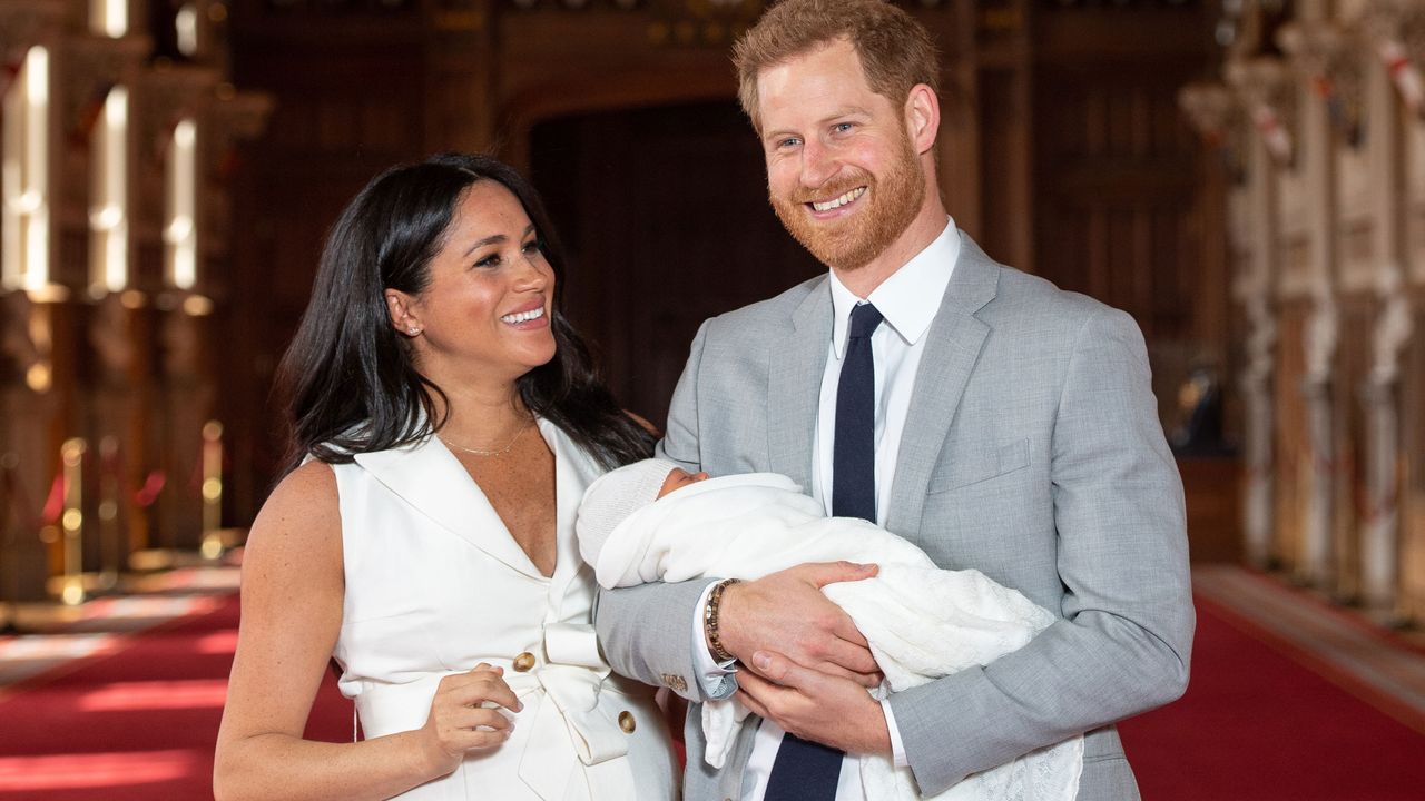 Prince Harry and Meghan Markle with baby Archie