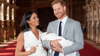 Prince Harry and Meghan Markle with baby Archie