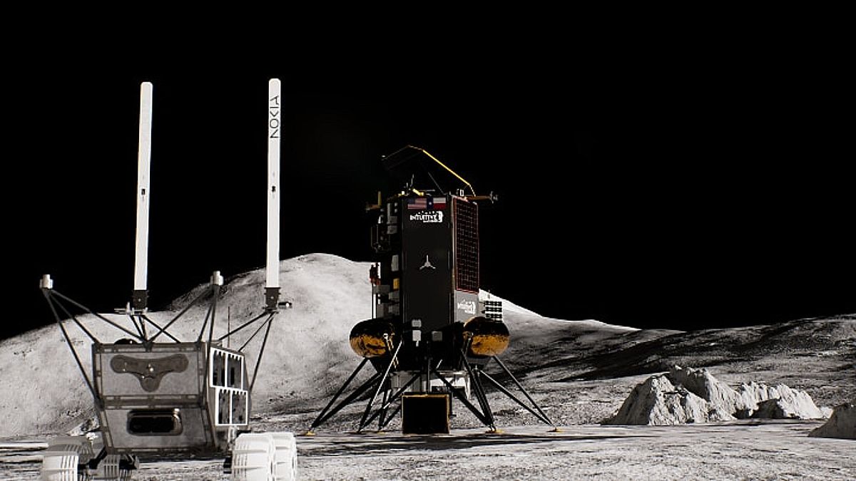 Цього року приватний місячний апарат перенесе мережу стільникового зв’язку Nokia 4G на поверхню Місяця