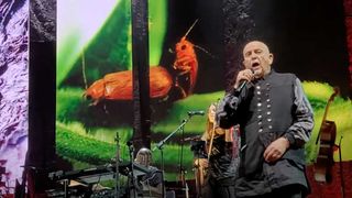 Peter Gabriel onstage in Krakow