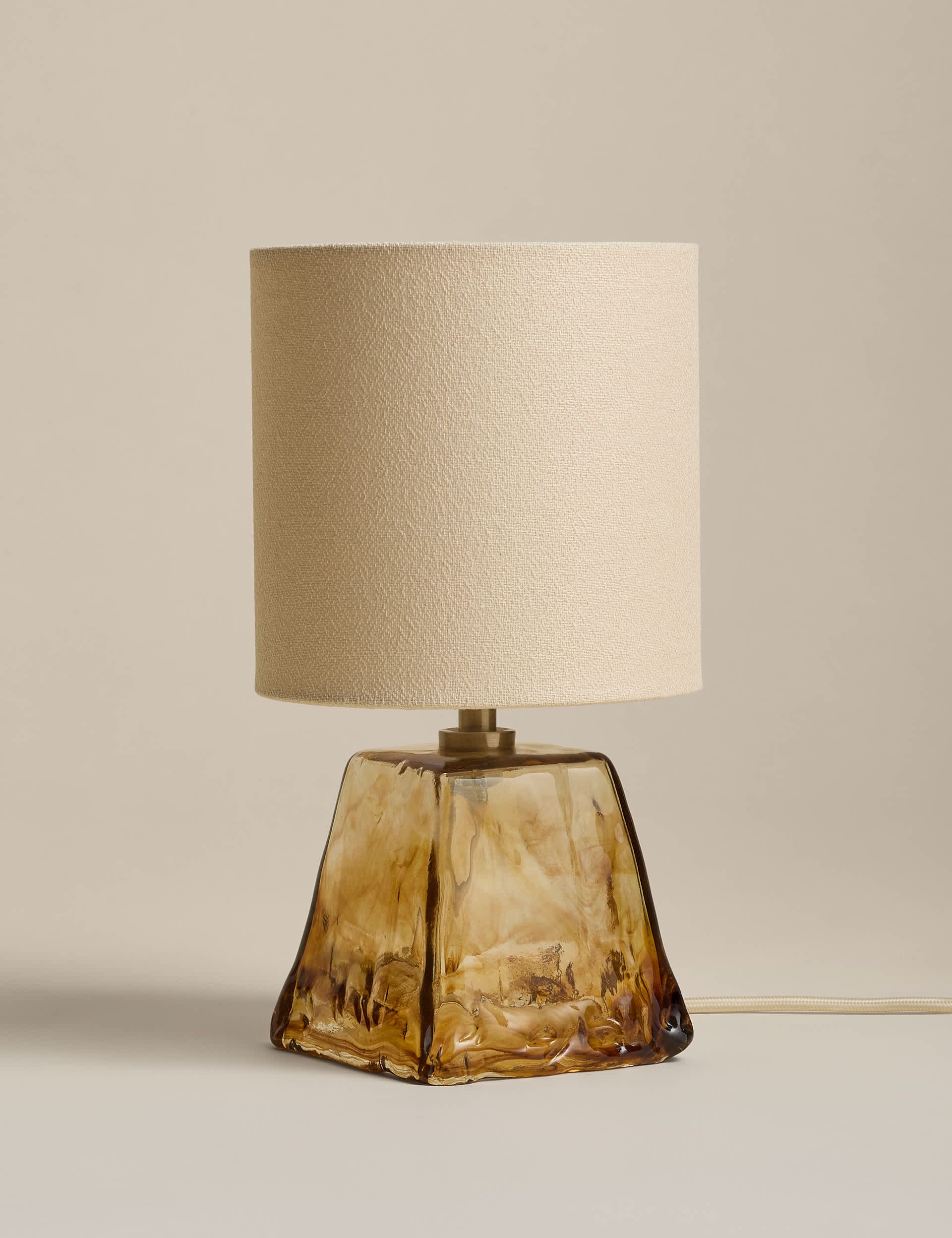 Glass Small Table Lamp
