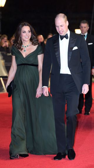 Kate Middleton in one of the best red carpet looks of the 2010s