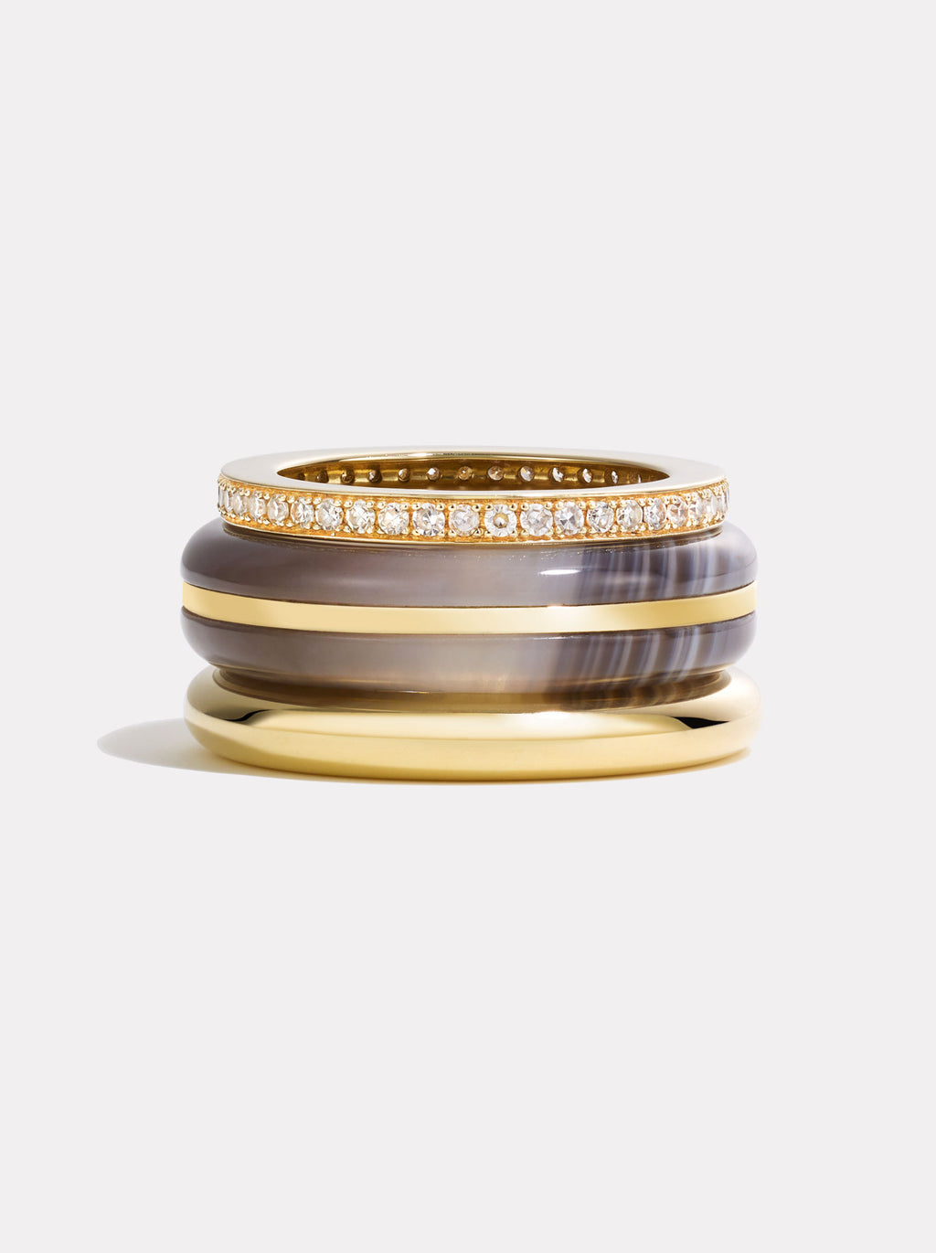 Stack_classic Ring Stack | Botswana Agate - 50
