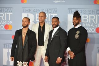 Aston Merrygold, Marvin Humes, JB Gill and Oritse Williams of JLS.