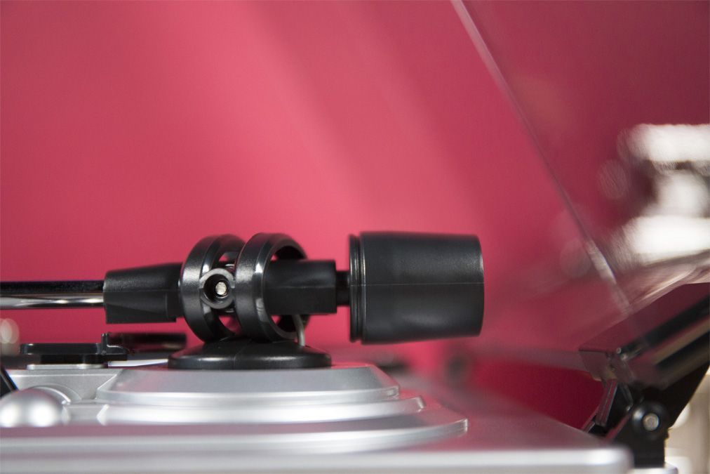 You can adjust the T300A&rsquo;s counterweight if the record is skipping.