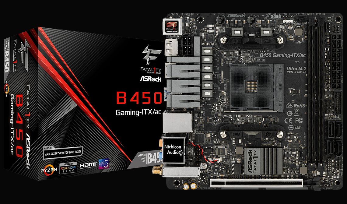 ASRock Fatal1ty B450 Gaming-ITX/ac Review: Small Wonder - Tom's