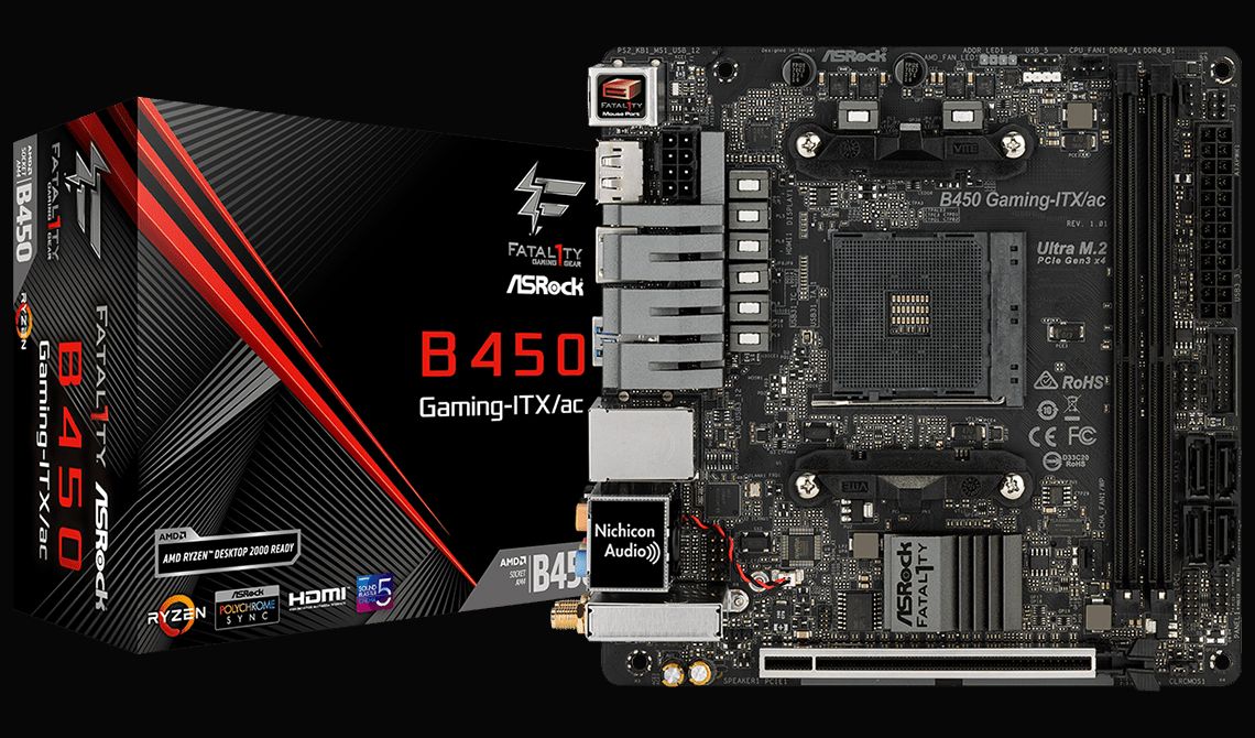 ASRock Fatal1ty B450 Gaming-ITX/ac Review: Small Wonder - Tom's 
