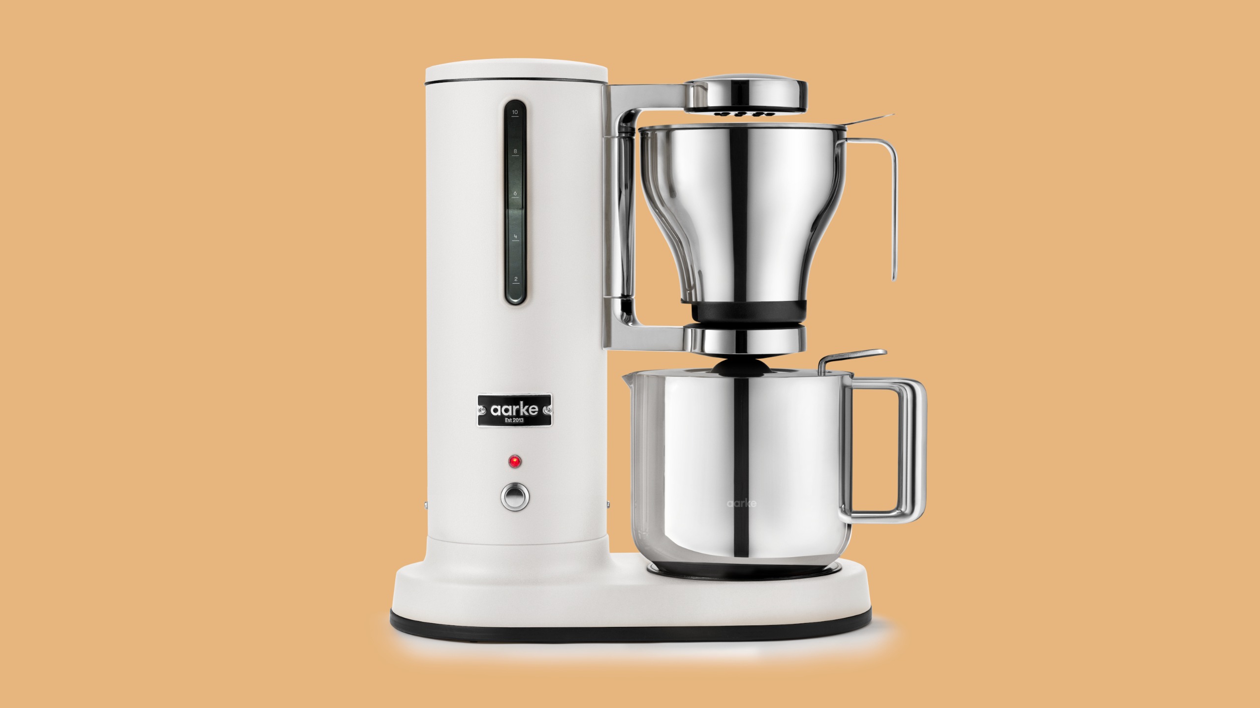 Aarke Coffee Maker in Matte White