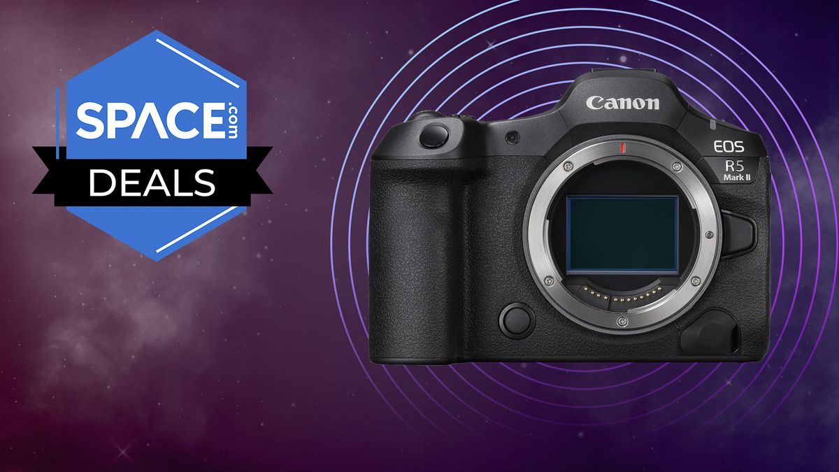 The Canon EOS R5 Mark II is our choice as the best-resolution Canon camera – it's perfect for astrophotography and is $501 off in this Walmart deal