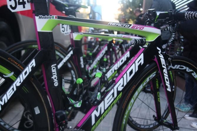 The 2014 Lampre Merida bikes