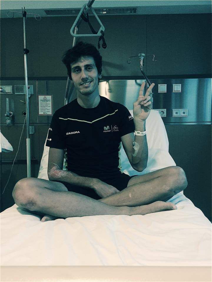 Adriano Malori says thanks for all the messages of support after his crash