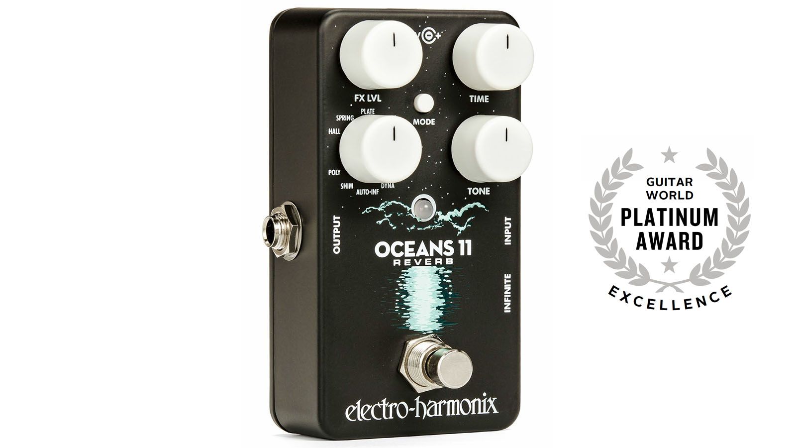 ギター electro-harmonix Oceans 11 Reverb Electro-Harmonix Oceans 11 Reverb Effects Pedal | Long & McQuade