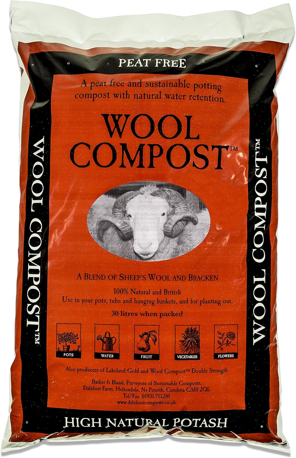 Dalefoot Compost Dal01 Wool Compost, 10.0 Cm*65.0 Cm*45.0 Cm