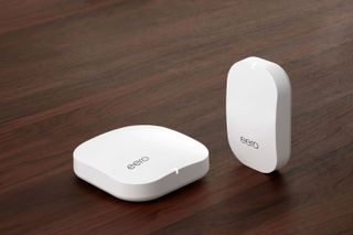 The second-generation Eero router and its companion Beacon. Credit: Eero