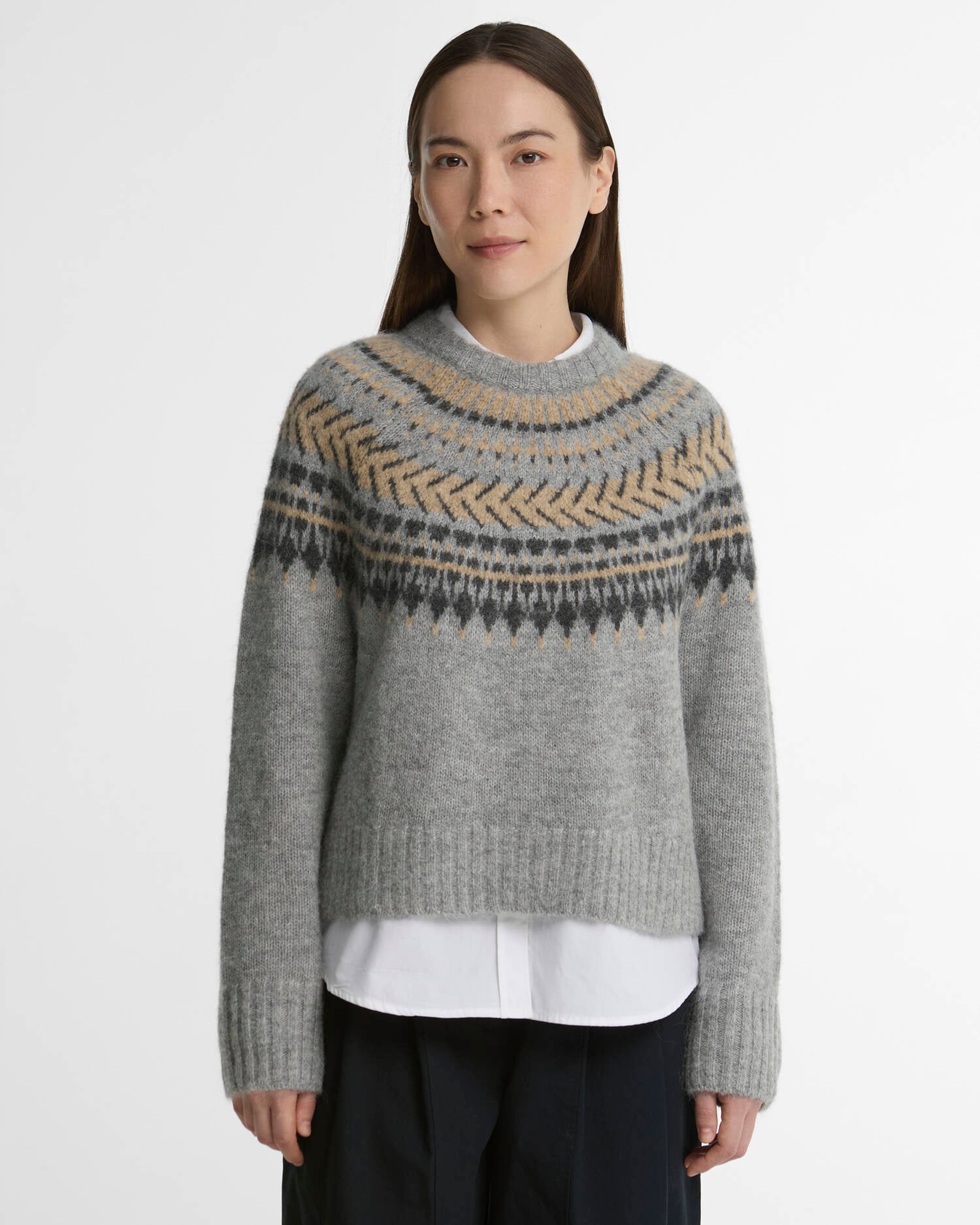 Annette Fair Isle Crew Neck Jumper