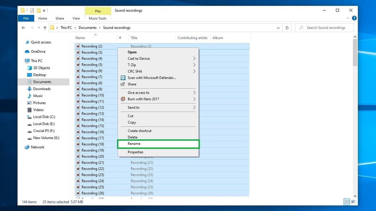 How to batch rename multiple files in Windows 10 | Tom's Guide