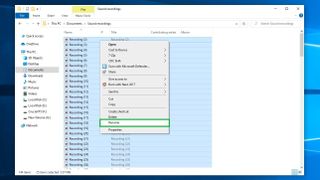 How to batch rename multiple files in Windows 10: Rename files in bulk step 3: Right-click the first of the highlighted files and click Rename